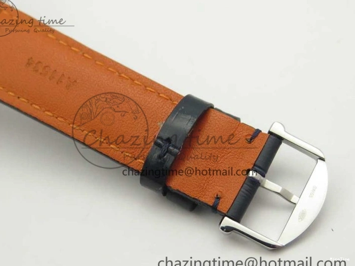 MIROTIME 0324 Portofino Automatic SS FKF 1:1 Best Edition Blue Dial on Blue Leather Strap A Cozy 7133